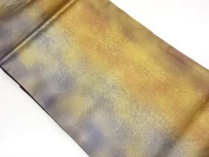 引箔抽象模様織出し名古屋帯